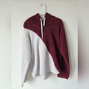 Colorblock Sherpa Sweater